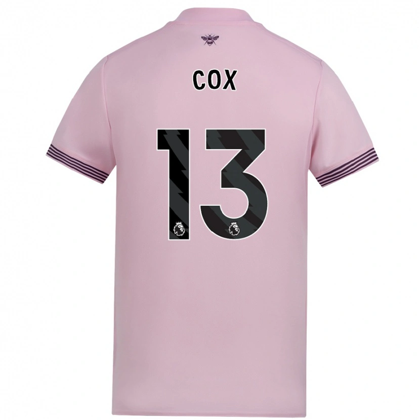 Danxen Enfant Maillot Matthew Cox #13 Rose Tenues Extérieur 2024/25 T-Shirt