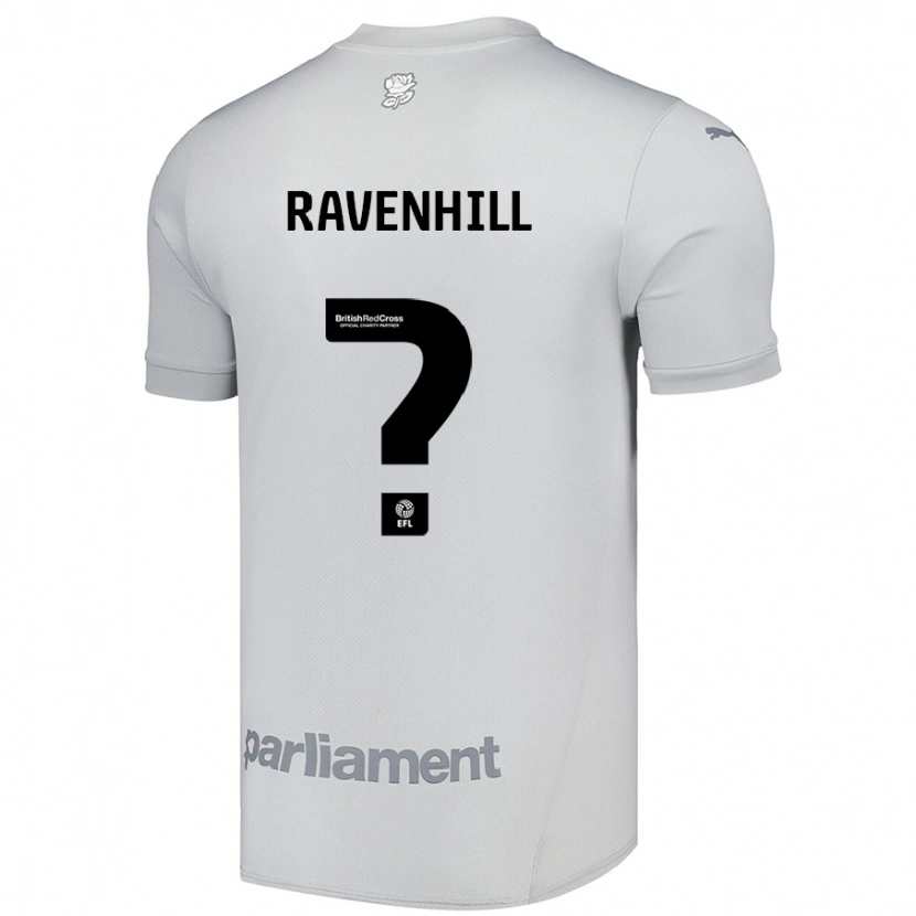 Danxen Enfant Maillot Rogan Ravenhill #0 Gris Argenté Tenues Extérieur 2024/25 T-Shirt