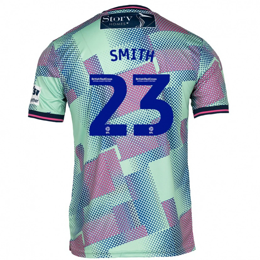 Danxen Enfant Maillot Jude Smith #23 Vert Tenues Extérieur 2024/25 T-Shirt