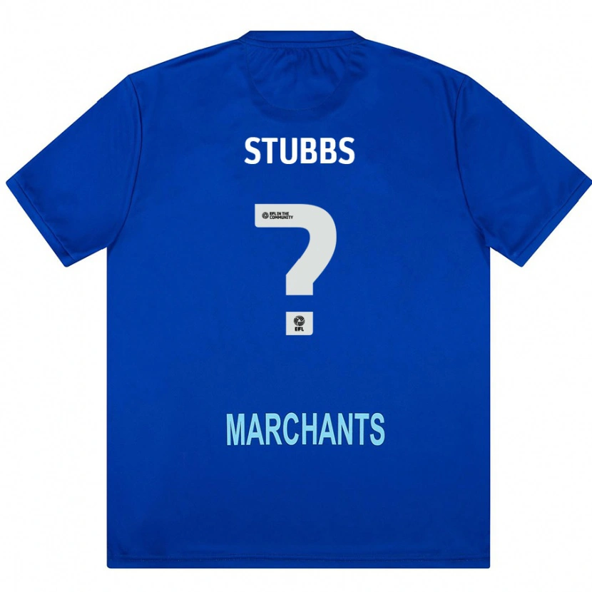 Danxen Enfant Maillot Sam Stubbs #0 Vert Tenues Extérieur 2024/25 T-Shirt