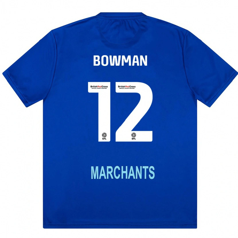 Danxen Enfant Maillot Ryan Bowman #12 Vert Tenues Extérieur 2024/25 T-Shirt