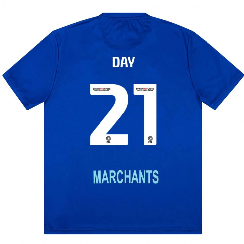 Danxen Enfant Maillot Joe Day #21 Vert Tenues Extérieur 2024/25 T-Shirt