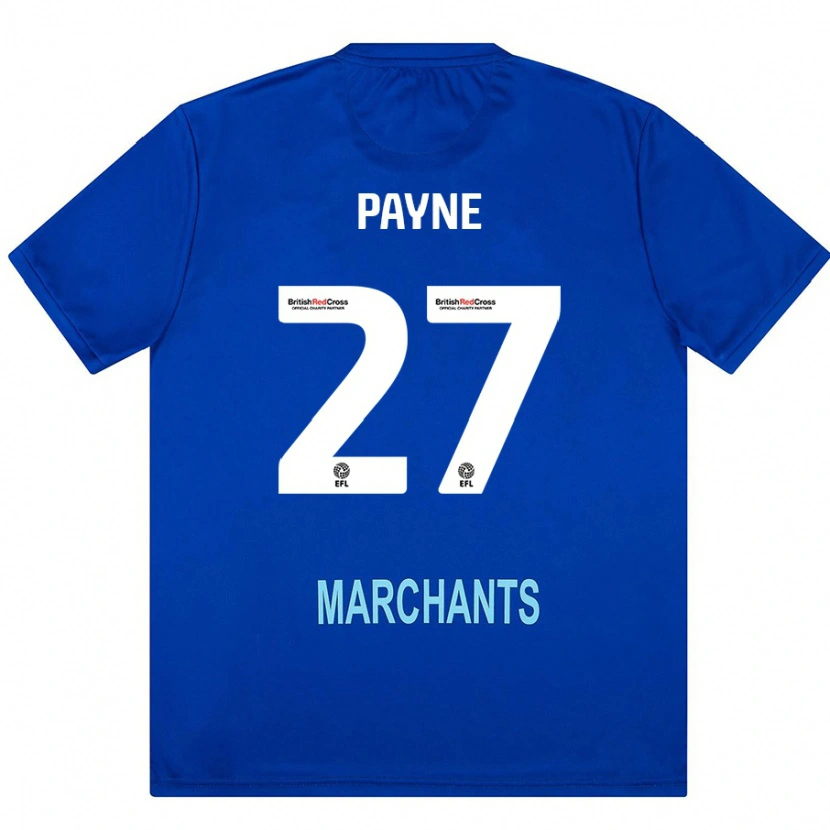 Danxen Enfant Maillot Lewis Payne #27 Vert Tenues Extérieur 2024/25 T-Shirt