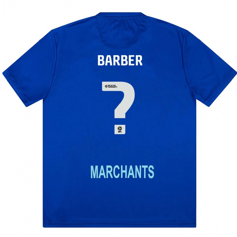 Danxen Enfant Maillot Mark Barber #0 Vert Tenues Extérieur 2024/25 T-Shirt