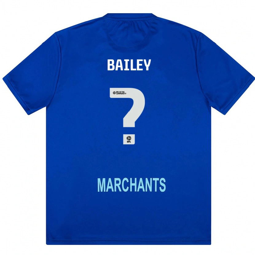 Danxen Enfant Maillot Ieuan Bailey #0 Vert Tenues Extérieur 2024/25 T-Shirt