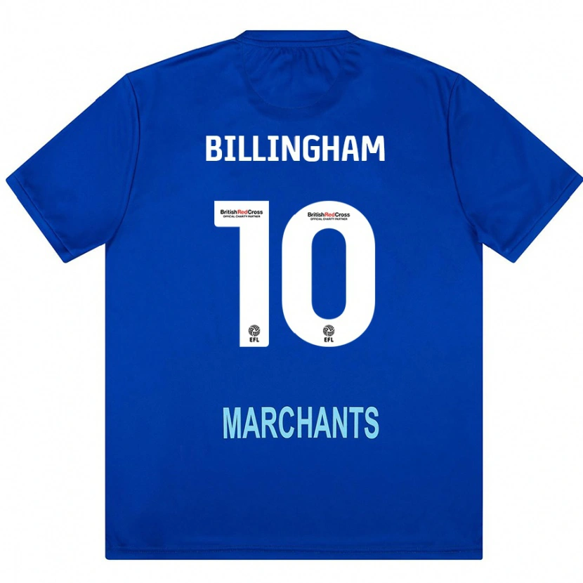 Danxen Enfant Maillot Lily Billingham #10 Vert Tenues Extérieur 2024/25 T-Shirt