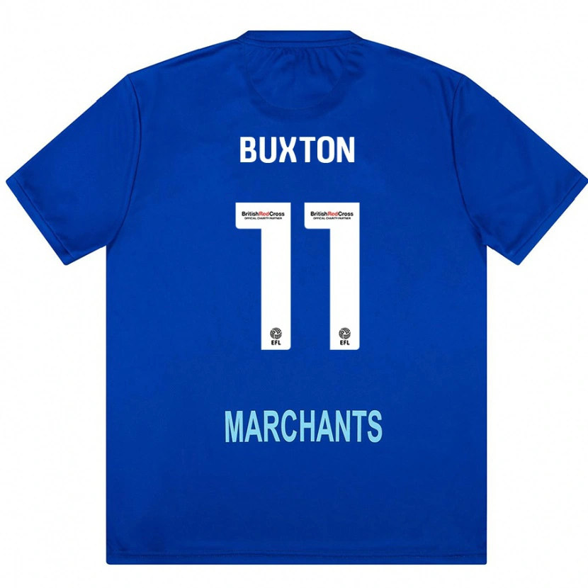 Danxen Enfant Maillot Charlotte Buxton #11 Vert Tenues Extérieur 2024/25 T-Shirt