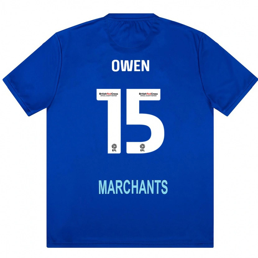 Danxen Enfant Maillot Emily Owen #15 Vert Tenues Extérieur 2024/25 T-Shirt