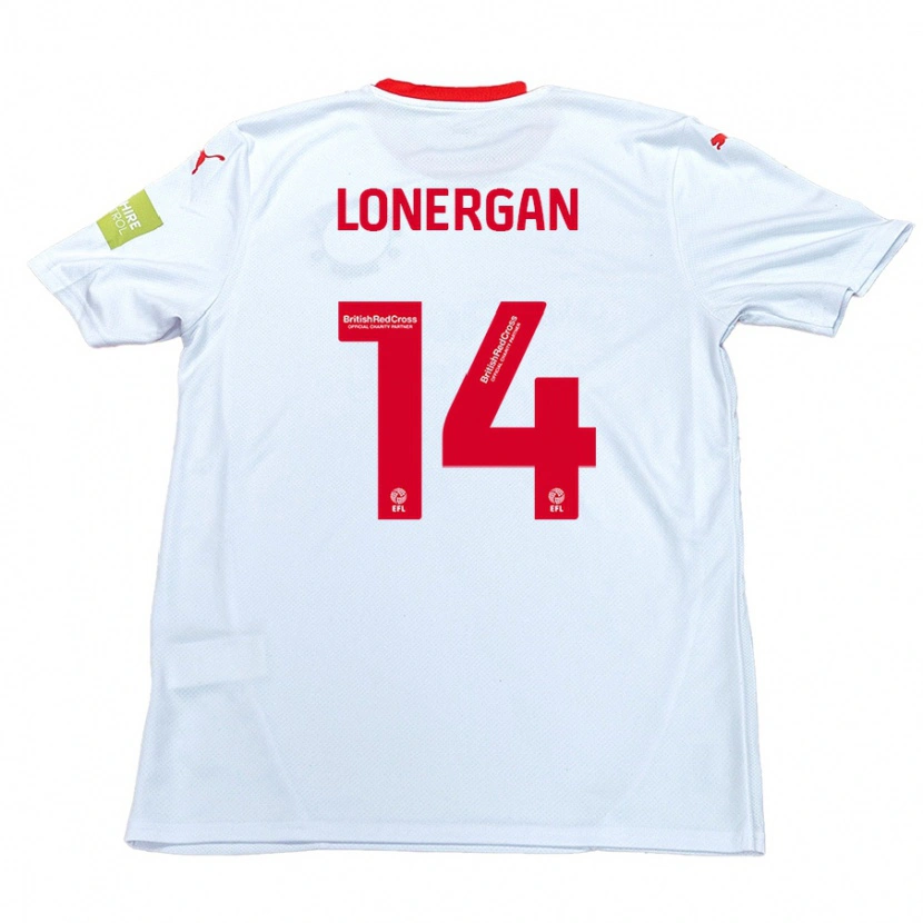 Danxen Enfant Maillot Tommy Lonergan #14 Blanc Tenues Extérieur 2024/25 T-Shirt