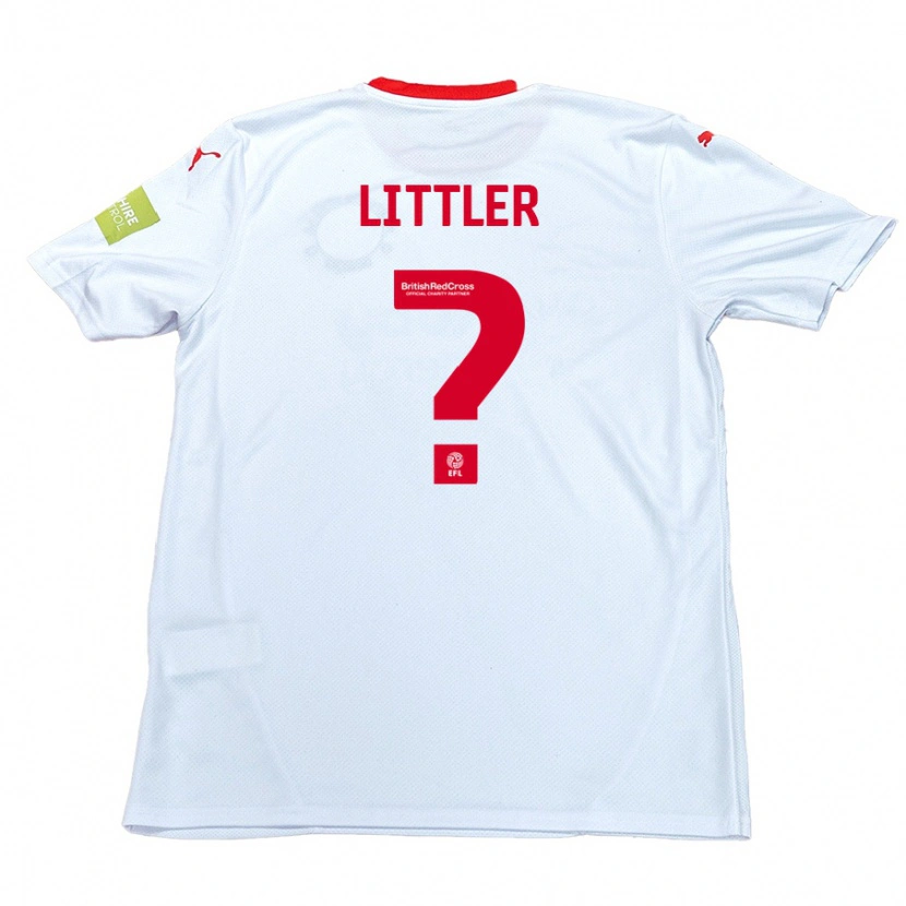 Danxen Enfant Maillot Zack Littler #0 Blanc Tenues Extérieur 2024/25 T-Shirt