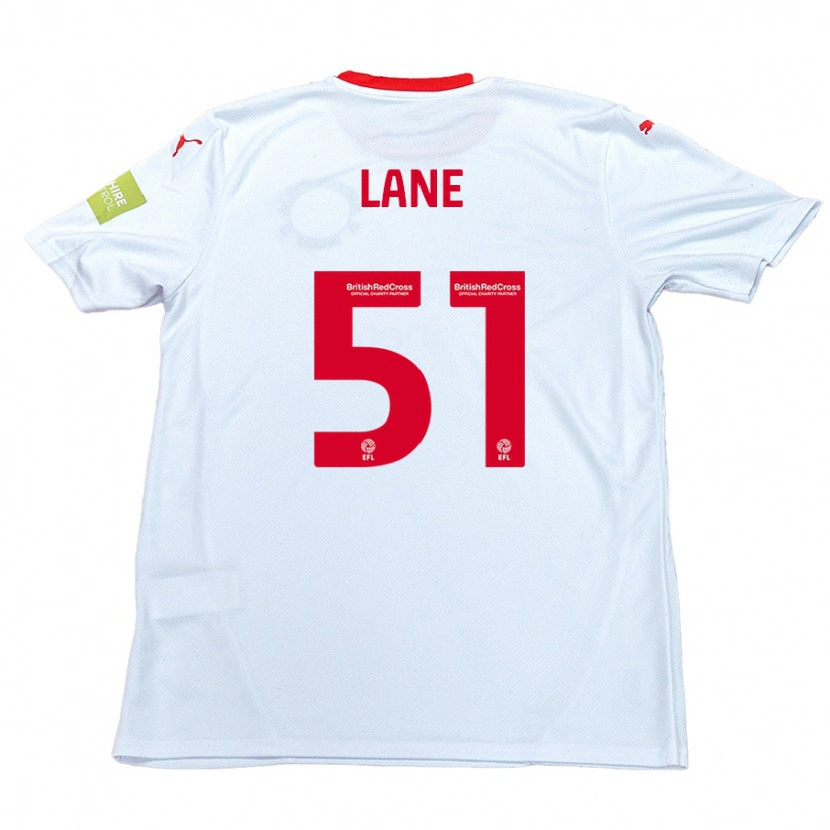 Danxen Enfant Maillot Mikey Lane #51 Blanc Tenues Extérieur 2024/25 T-Shirt