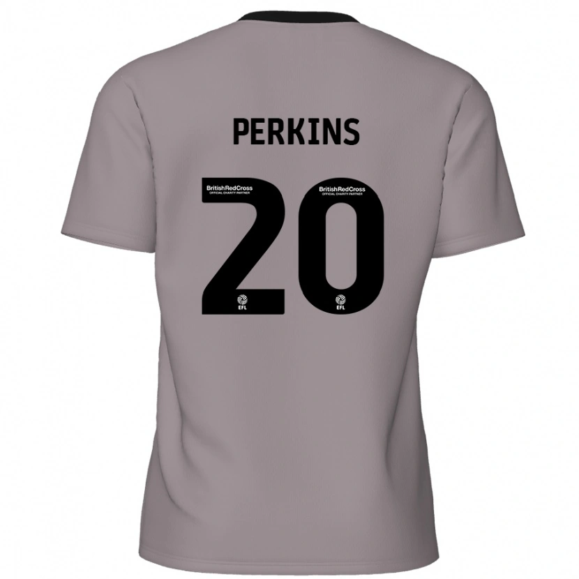 Danxen Enfant Maillot Sonny Perkins #20 Gris Tenues Extérieur 2024/25 T-Shirt