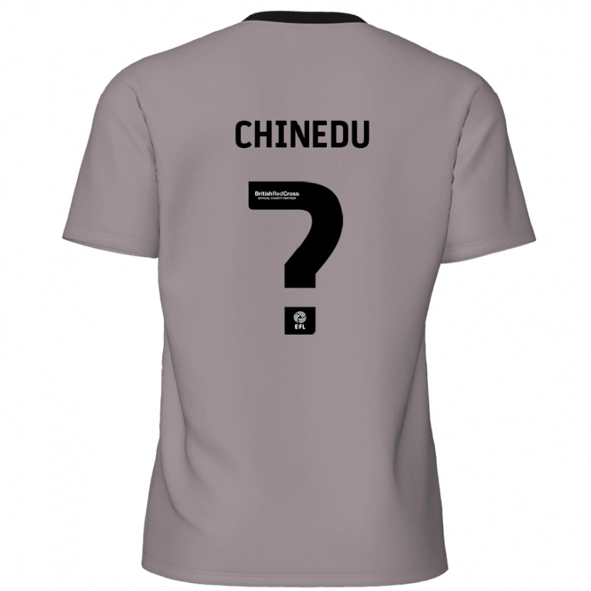 Danxen Enfant Maillot Phillip Chinedu #0 Gris Tenues Extérieur 2024/25 T-Shirt