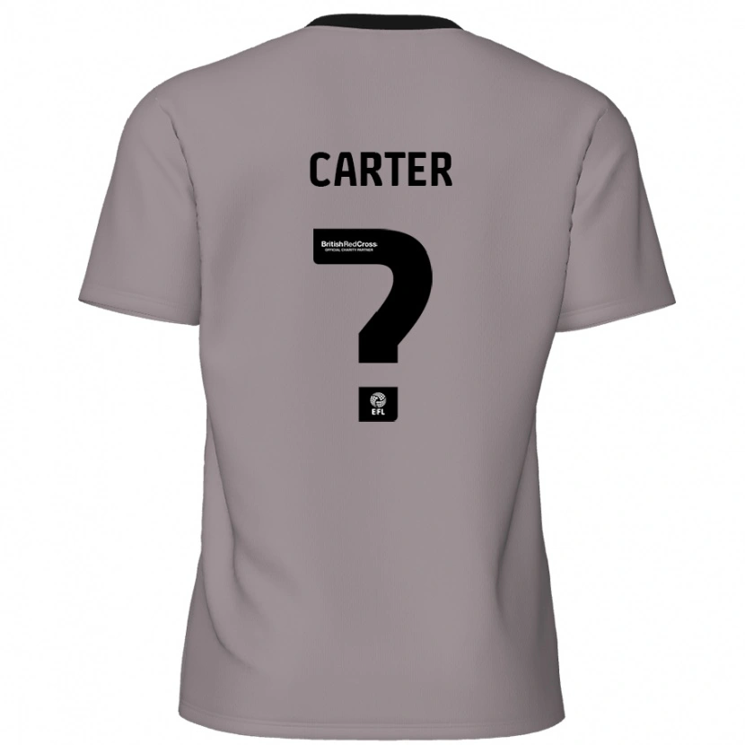 Danxen Enfant Maillot Dan Carter #0 Gris Tenues Extérieur 2024/25 T-Shirt