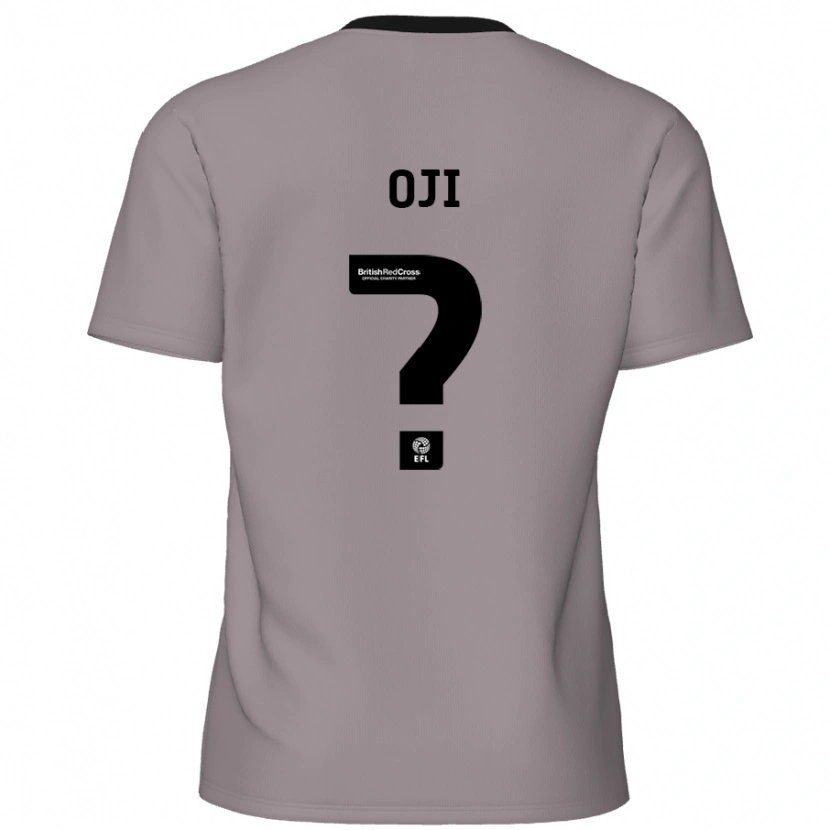 Danxen Enfant Maillot Uko Oji #0 Gris Tenues Extérieur 2024/25 T-Shirt