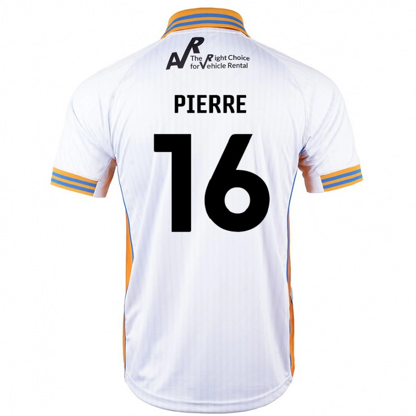 Danxen Enfant Maillot Aaron Pierre #16 Blanc Tenues Extérieur 2024/25 T-Shirt