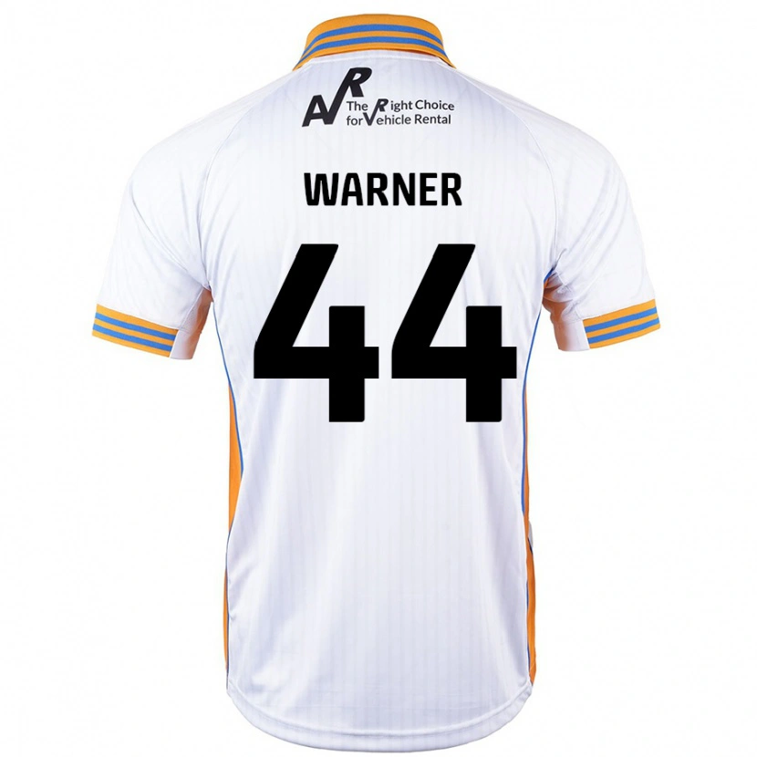 Danxen Enfant Maillot James Warner #44 Blanc Tenues Extérieur 2024/25 T-Shirt