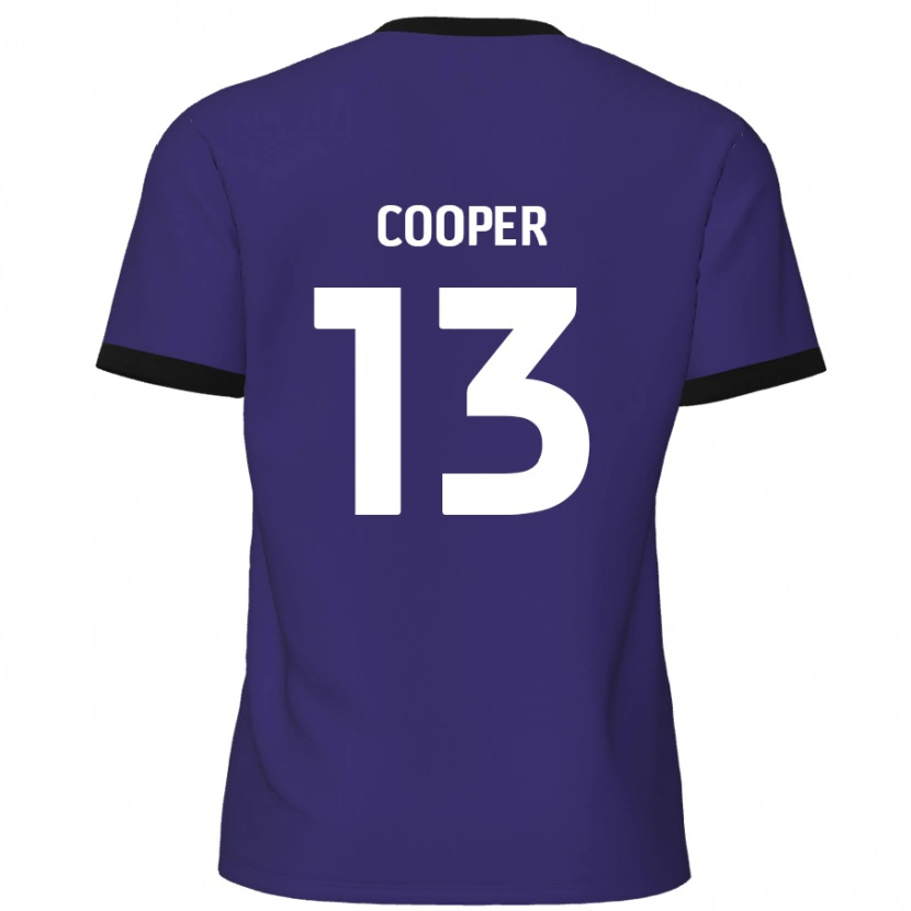 Danxen Enfant Maillot Murphy Cooper #13 Violet Tenues Extérieur 2024/25 T-Shirt