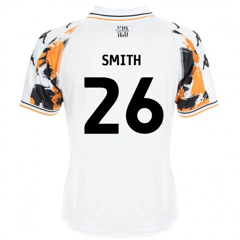 Danxen Enfant Maillot Andy Smith #26 Blanc Tenues Extérieur 2024/25 T-Shirt