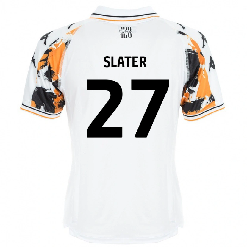 Danxen Enfant Maillot Regan Slater #27 Blanc Tenues Extérieur 2024/25 T-Shirt