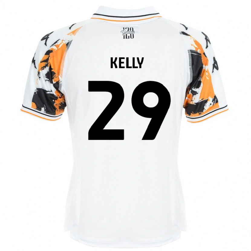 Danxen Enfant Maillot Ace Kelly #29 Blanc Tenues Extérieur 2024/25 T-Shirt