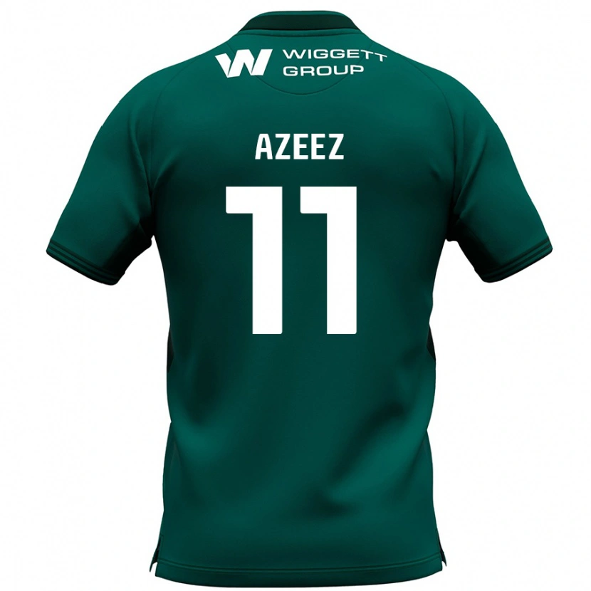 Danxen Enfant Maillot Femi Azeez #11 Vert Tenues Extérieur 2024/25 T-Shirt