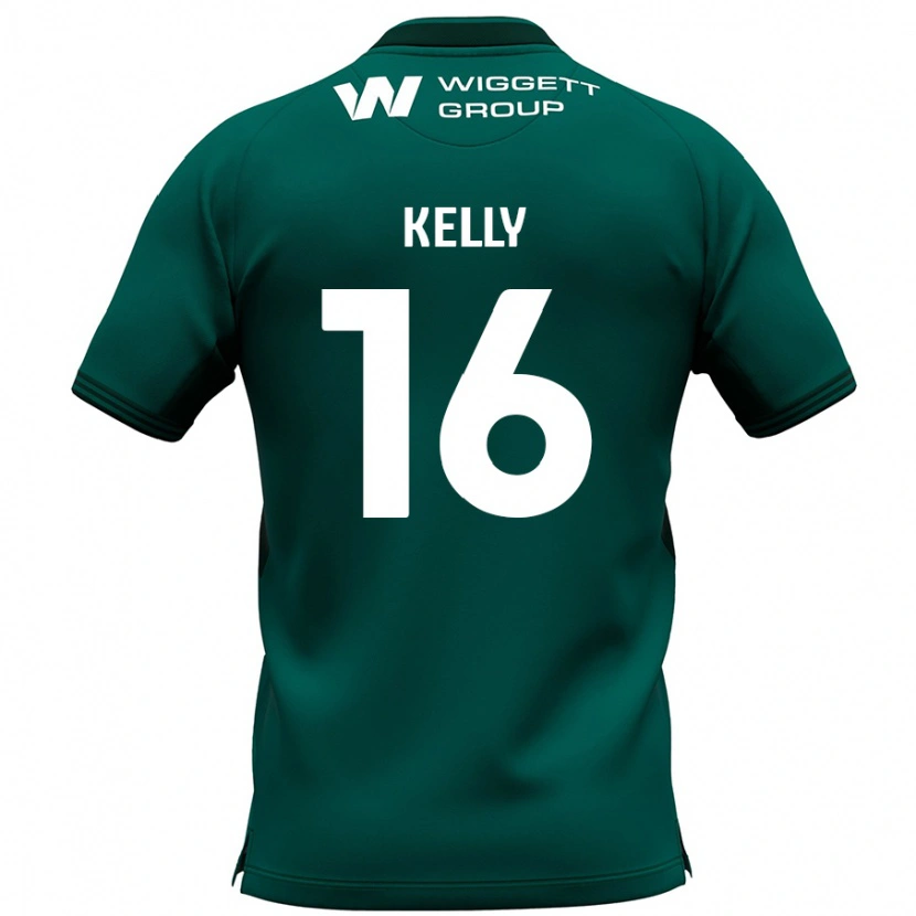 Danxen Enfant Maillot Daniel Kelly #16 Vert Tenues Extérieur 2024/25 T-Shirt