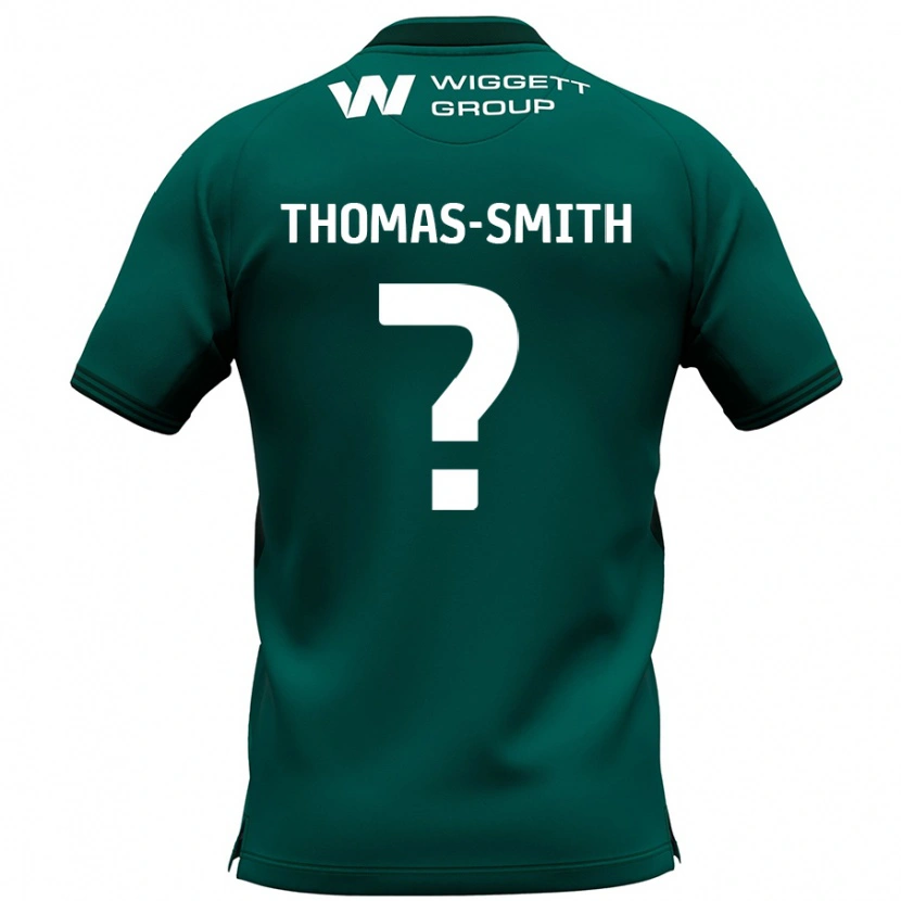 Danxen Enfant Maillot Jaydon Thomas-Smith #0 Vert Tenues Extérieur 2024/25 T-Shirt