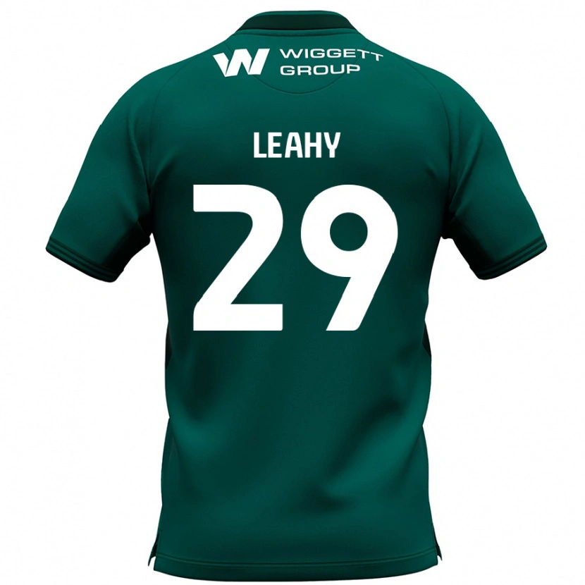 Danxen Enfant Maillot Tom Leahy #29 Vert Tenues Extérieur 2024/25 T-Shirt