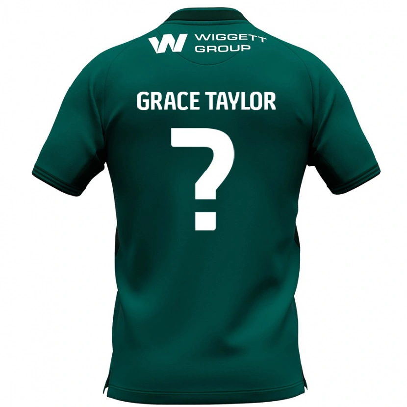 Danxen Enfant Maillot Grace Taylor #0 Vert Tenues Extérieur 2024/25 T-Shirt