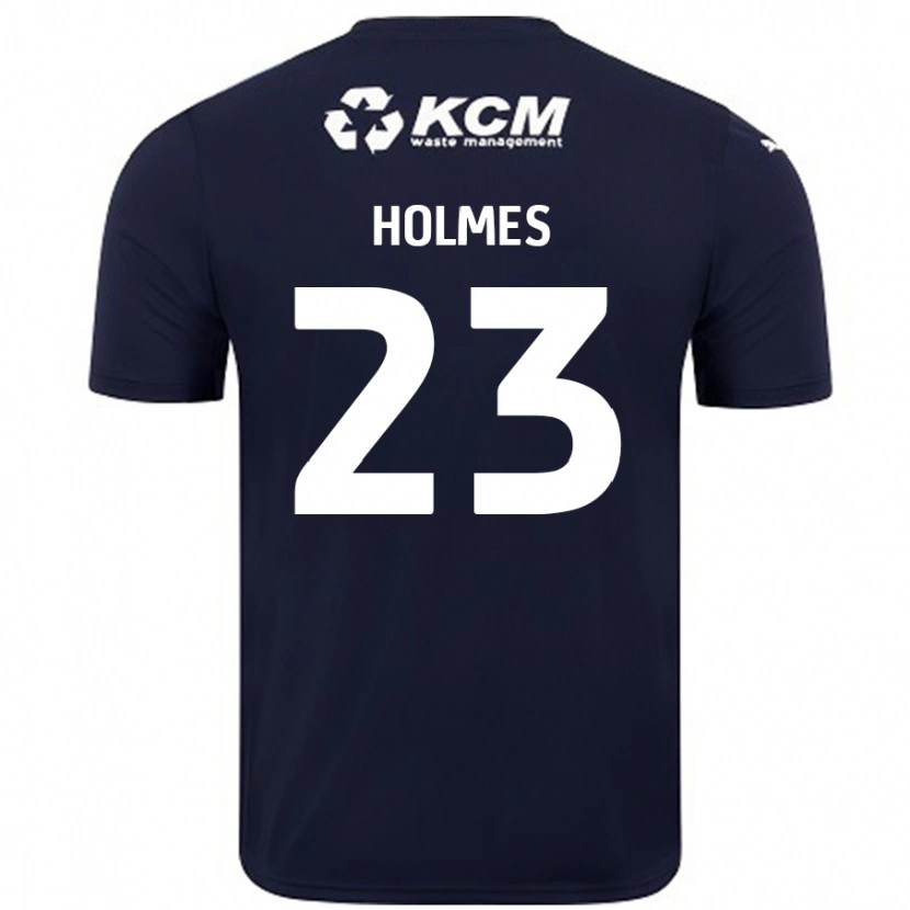 Danxen Enfant Maillot Jack Holmes #23 Bleu Marine Tenues Extérieur 2024/25 T-Shirt