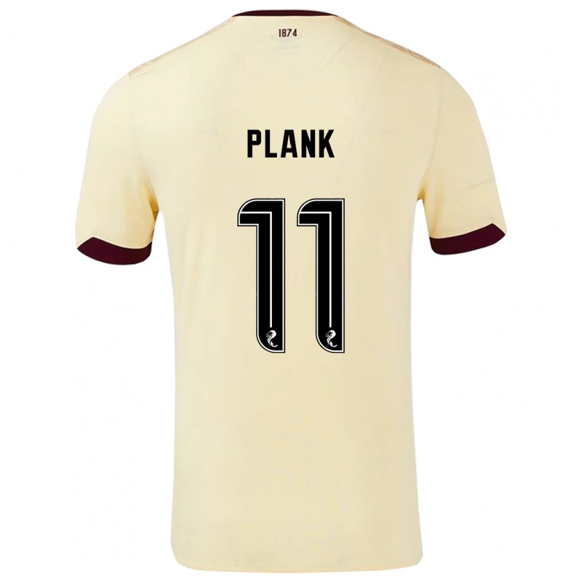 Danxen Enfant Maillot Dom Plank #11 Crème Bordeaux Tenues Extérieur 2024/25 T-Shirt