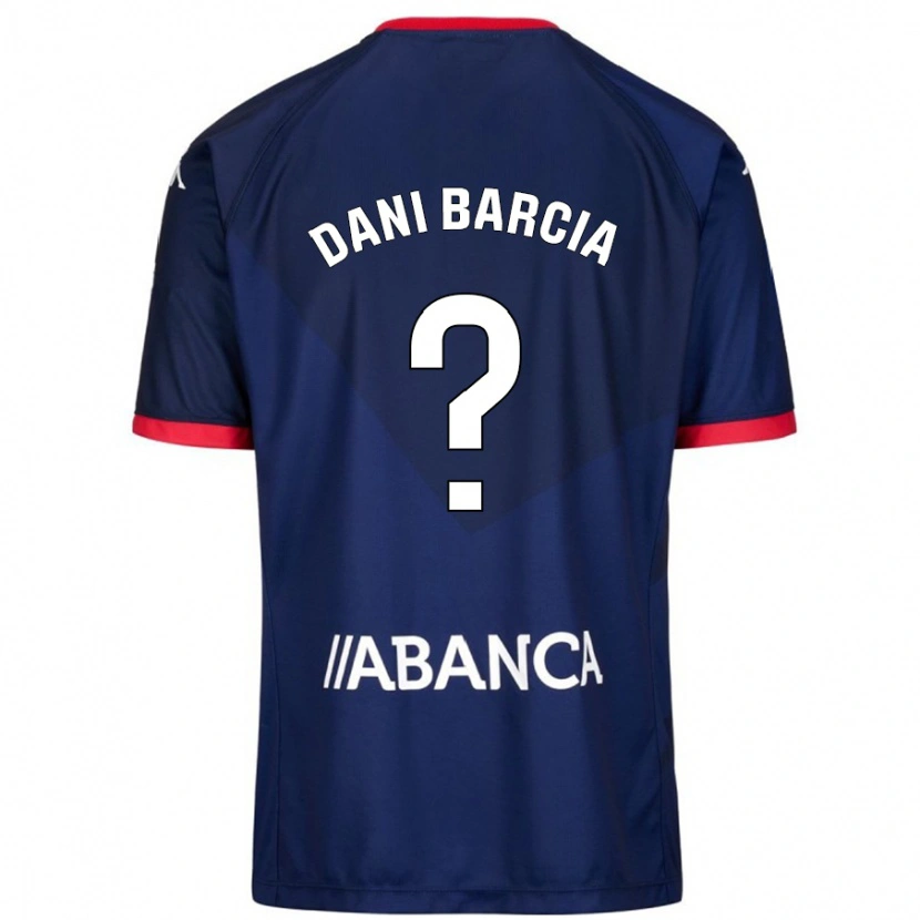 Danxen Enfant Maillot Dani Barcia #5 Bleu Marine Tenues Extérieur 2024/25 T-Shirt