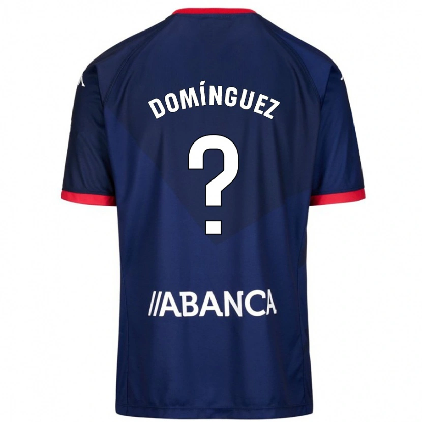 Danxen Enfant Maillot David Domínguez #0 Bleu Marine Tenues Extérieur 2024/25 T-Shirt