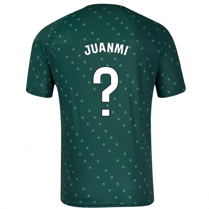 Danxen Enfant Maillot Juanmi García #0 Vert Foncé Tenues Extérieur 2024/25 T-Shirt