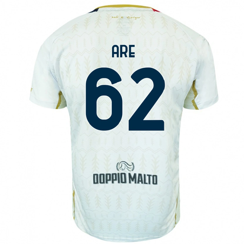 Danxen Enfant Maillot Emmanuele Are #62 Blanc Tenues Extérieur 2024/25 T-Shirt