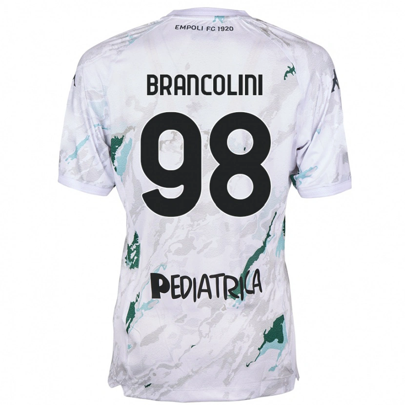 Danxen Enfant Maillot Federico Brancolini #98 Gris Tenues Extérieur 2024/25 T-Shirt