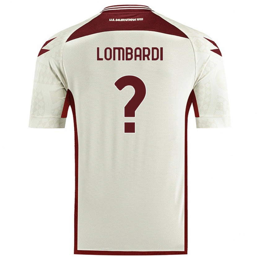 Danxen Enfant Maillot Lorenzo Lombardi #0 Couleur Crème Tenues Extérieur 2024/25 T-Shirt