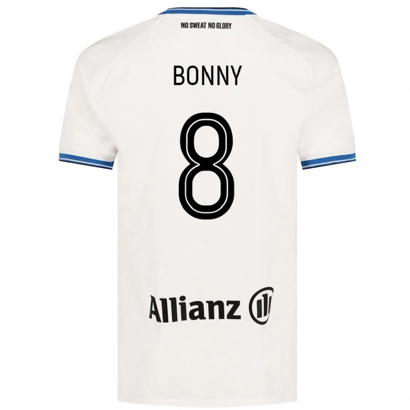 Danxen Enfant Maillot Chionne Bonny #8 Blanc Tenues Extérieur 2024/25 T-Shirt