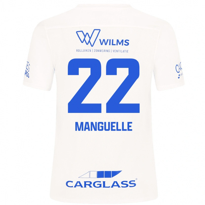 Danxen Enfant Maillot Brad Manguelle #22 Blanc Tenues Extérieur 2024/25 T-Shirt