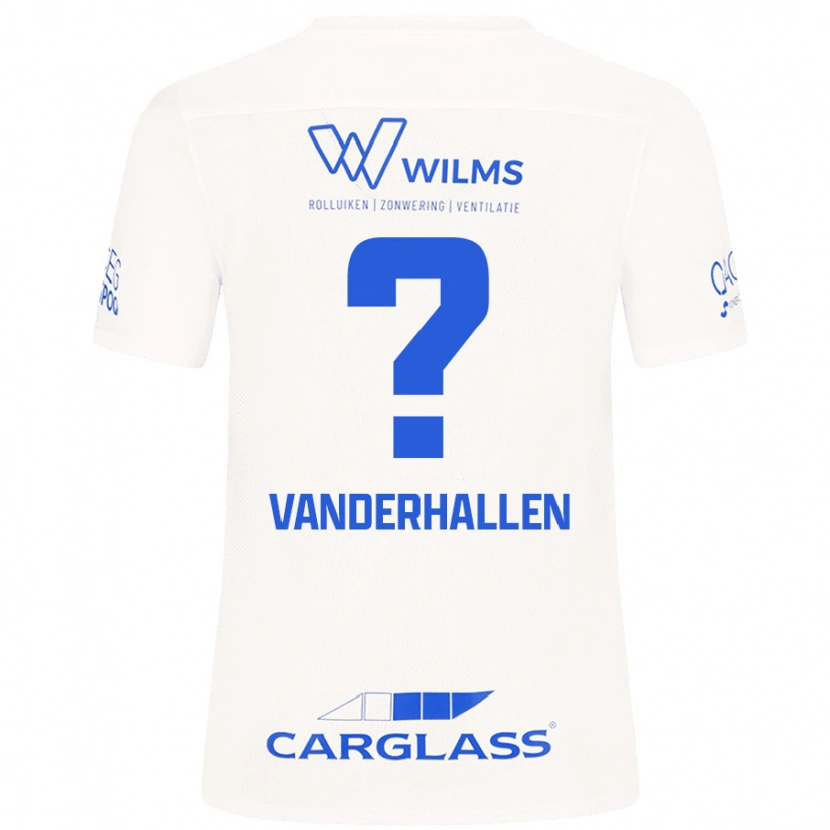 Danxen Enfant Maillot Yari Vanderhallen #0 Blanc Tenues Extérieur 2024/25 T-Shirt