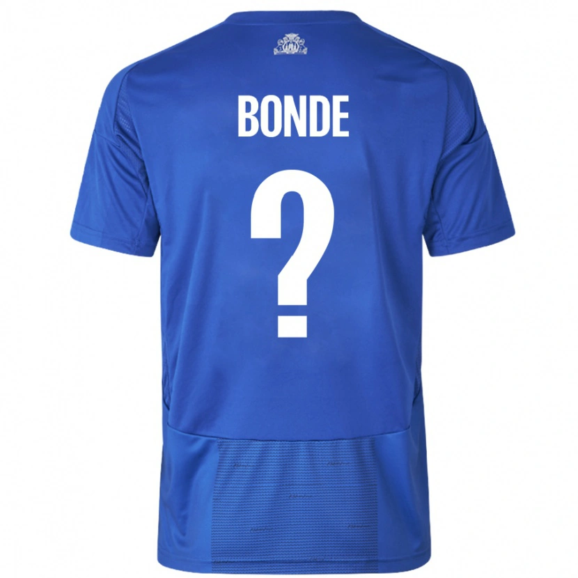 Danxen Enfant Maillot Rode Bonde #0 Blanc Bleu Tenues Extérieur 2024/25 T-Shirt