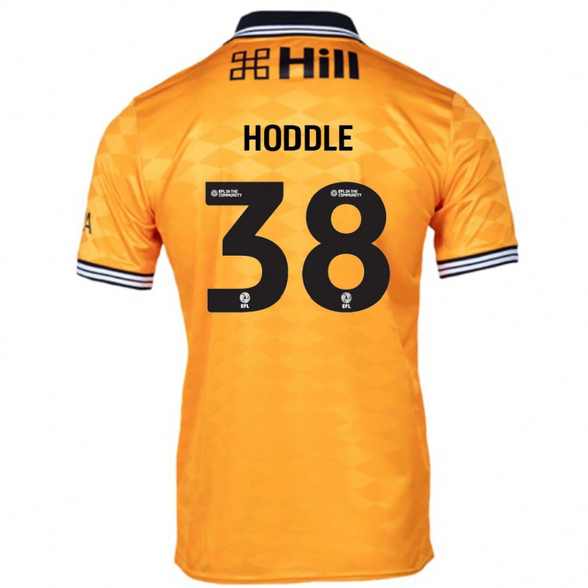 Danxen Homme Maillot George Hoddle #38 Orange Tenues Domicile 2024/25 T-Shirt