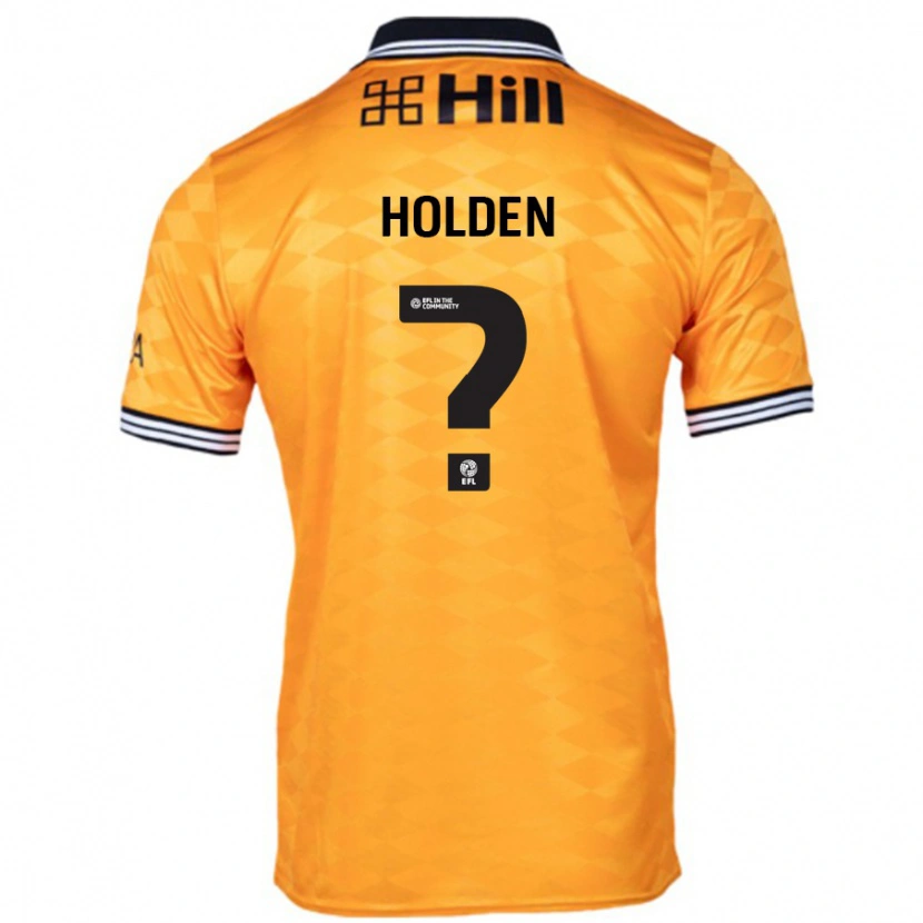 Danxen Homme Maillot Lenny Holden #0 Orange Tenues Domicile 2024/25 T-Shirt