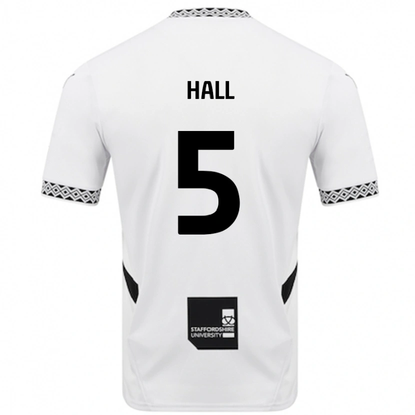 Danxen Homme Maillot Connor Hall #5 Blanc Tenues Domicile 2024/25 T-Shirt