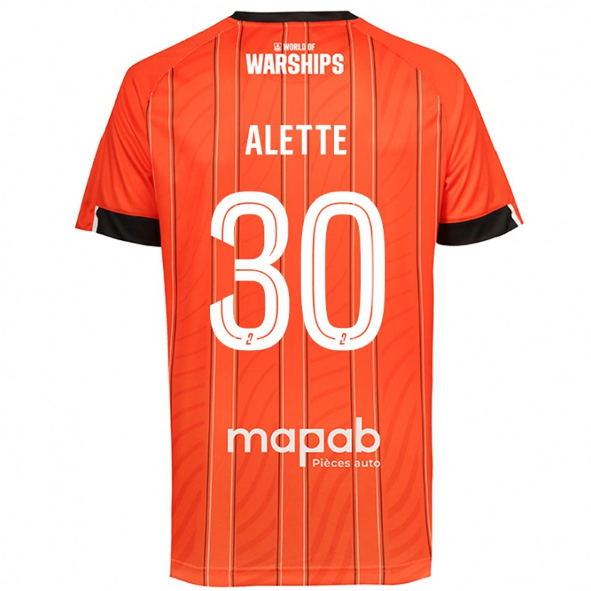 Danxen Homme Maillot Gaël Alette #30 Orange Tenues Domicile 2024/25 T-Shirt