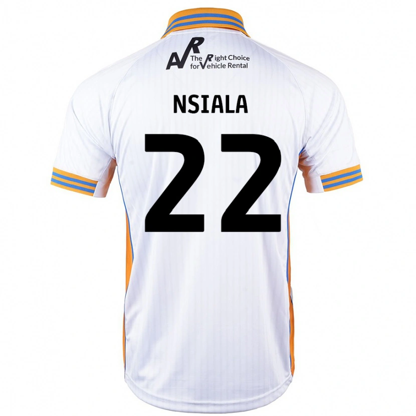 Danxen Homme Maillot Toto Nsiala #22 Blanc Tenues Extérieur 2024/25 T-Shirt