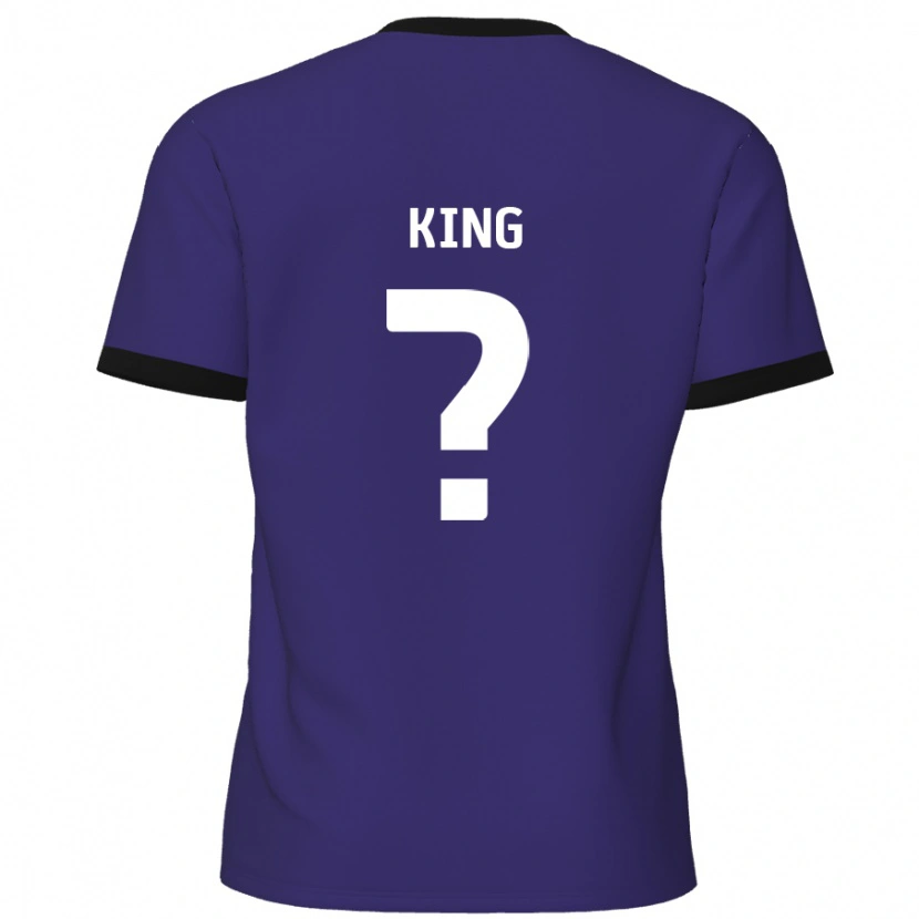 Danxen Homme Maillot Eli King #0 Violet Tenues Extérieur 2024/25 T-Shirt