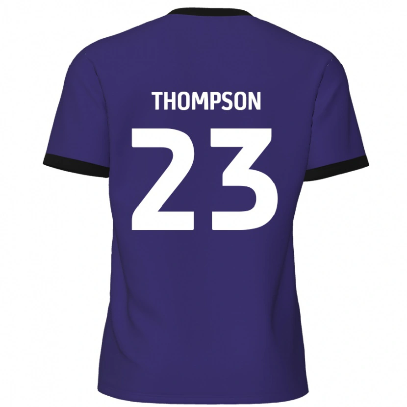 Danxen Homme Maillot Louis Thompson #23 Violet Tenues Extérieur 2024/25 T-Shirt