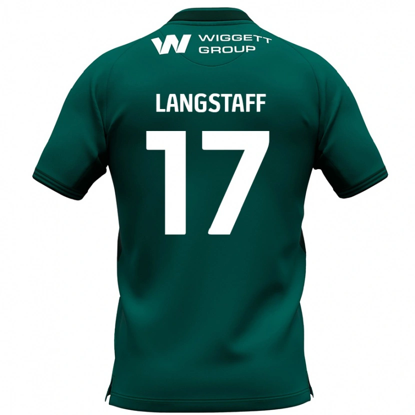 Danxen Homme Maillot Macaulay Langstaff #17 Vert Tenues Extérieur 2024/25 T-Shirt